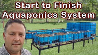 AQUAPONICS  Step by Step Instructions  From Start to Finish [upl. by Grane]