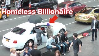 The Homeless Billionaire Prank [upl. by Llerrom217]