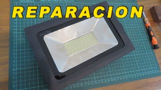 COMO REPARAR UN REFLECTOR LED [upl. by Wymore]