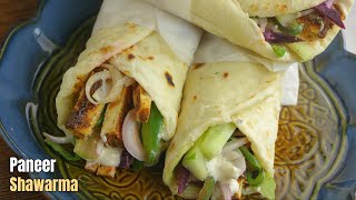 పనీర్ షావర్మాPaneer Shawarma recipe by vismai food shawarma recipe in telugu How to make shavarma [upl. by Anitnatsnoc174]