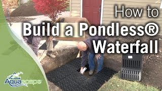 Aquascapes quotNEWquot How To Build a Pondless® Waterfall [upl. by Osner]