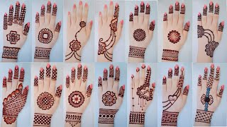 Top 50 mehndi designs karwachauth gol tikki amp tricks mehandi designs backhandArabic henna mehndi [upl. by Tuinenga]