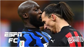 Zlatan Ibrahimovic vs Inter Milan  Lukaku fight goal and a RED CARD in Milan derby  ESPN FC [upl. by Ydnis129]