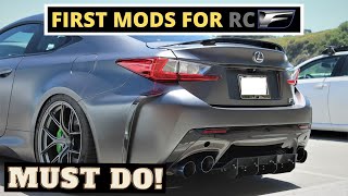 Lexus RCF 5 MUSTDO MODS That WILL Change Your RCF [upl. by Jorge185]