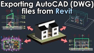 Exporting AutoCAD DWG Files from Revit Tutorial [upl. by Akimyt128]