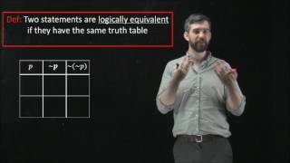 Logical Equivalence of Two Statements [upl. by Huskey]