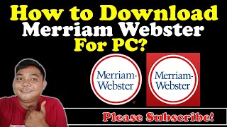 How To Download Merriam Webster For PC  Mister Learning [upl. by Quintus]