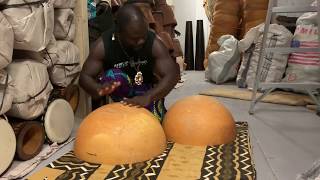 Calabash Drumming with Kofi Kunkpe [upl. by Andie]