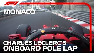 Charles Leclercs Onboard Pole Lap  2021 Monaco Grand Prix  Pirelli [upl. by Santoro]