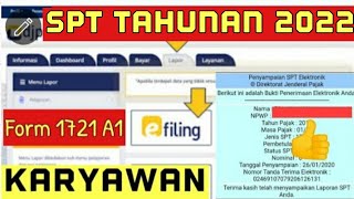 Tutorial Lapor SPT Tahunan Karyawan Secara Online Lewat Efiling 2023 [upl. by Nowujalo]