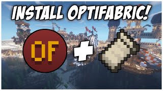 the EASIEST Optifine amp Optifabric in Minecraft Java 121 Tutorial [upl. by Ausoj]