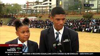 Johannesburg schools take a stand against genderbased violence [upl. by Sgninnej]