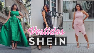 Haul vestidos SHEIN 2021👗✨Shein Vestidos de fiesta económicos Zulma Ibeth [upl. by Htessil160]