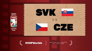 Highlights  SLOVAKIA vs CZECH REPUBLIC  IIHFWorlds 2021 [upl. by Annam522]