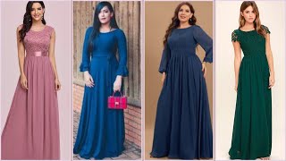 Latest Frock Designs 2023  Chiffon Frocks  Long Frocks  Trendy Frock Design  Mehak Fashion Club [upl. by Milzie]