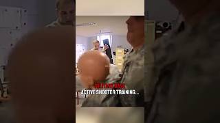 Military base active shooter scenario training‼️🤯 military army combat war [upl. by Hitt939]