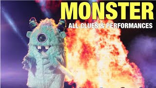 The Masked Singer Monster All Clues Performances amp Reveal [upl. by Ami311]