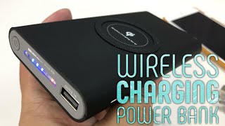 8000 mAh Power Bank with builtin Qu Wireless Charger by Danan Review [upl. by Lsiel166]