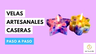 👉 Como Hacer Velas CASERAS principiantes😉 [upl. by Htenek]