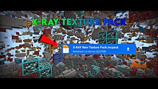 Xray Texture Pack for MCPE 121 🤯 [upl. by Akcirehs]