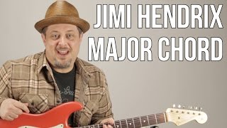 Jimi Hendrix Major Chord Concept and Embellishments for Blues and Rock [upl. by Norean]