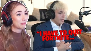 Sommerset REACTS to Clix BANNED on Fortnite [upl. by Megan492]