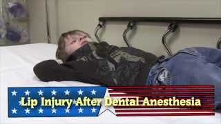 Lip Injury After Dental Anesthesia [upl. by Jeanelle]