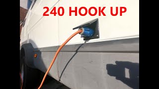 8 Installing the 240 hook up and consumer unit in the camper van [upl. by Meriel]