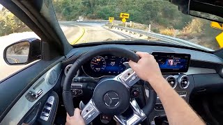 2020 MercedesAMG C63 S Sedan  POV Test Drive [upl. by Tamra890]