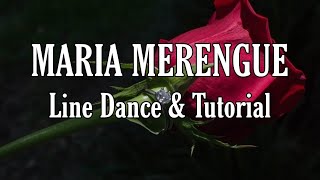 MARIA MERENGUE  Line Dance Dance amp Tutorial [upl. by Aenit296]