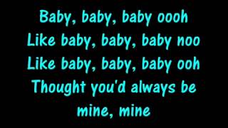 Baby Justin Bieber Lyrics [upl. by Eillek]