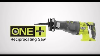 Ryobi ONE 18V Reciprocating Saw Introduction video [upl. by Cirek]