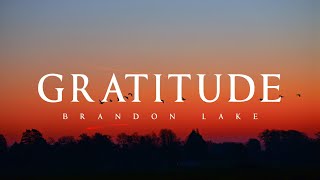 Gratitude  Brandon Lake Lyrics [upl. by Germain]