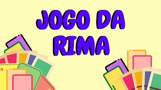 APRENDENDO A RIMAR  JOGO DA RIMA [upl. by Whyte]