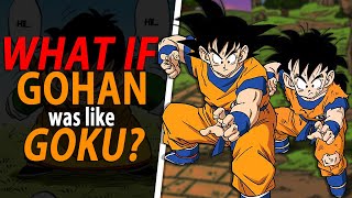 What If GOHAN was like GOKU Kid Gohan vs Raditz  Dragon Ball Z [upl. by Lsiel]