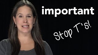 How to Pronounce IMPORTANT  American English [upl. by Salocin]