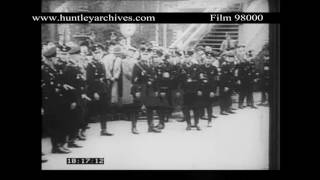 Reichstag Fire 28th February 1933 Archive film 98000 [upl. by Vander]