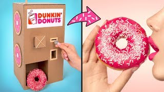 Comment Faire un Distributeur Automatique de Donuts en Carton  🍩 [upl. by Jedlicka]