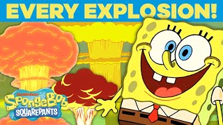 Every SpongeBob Explosion EVER 💥  TBT [upl. by Balliett135]