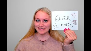 Video 836 Klær på norsk [upl. by Marys]