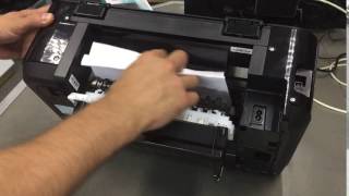 HOW TO FIX PAPER JAM ON CANON MG SERIES [upl. by Thenna]