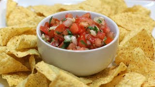 How to Make Pico de Gallo  Easy Amazing Homemade Salsa Recipe [upl. by Tempa]