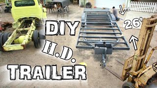 Harbor Freight Utility Trailer Build DIY utilitytrailer [upl. by Roselyn413]