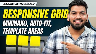 Grid AutoFit MinMax Template Areas Explained  Episode  31 [upl. by Christensen]