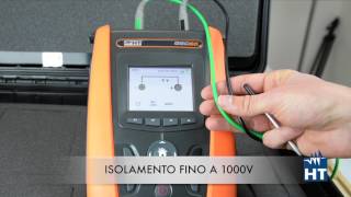 Tutorial prova isolamento fino a 1000V GSC60 [upl. by Enelyam280]