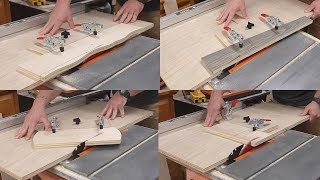 A Table Saw Tapering Jig That Does It All  Free Plans [upl. by Ardnahs108]