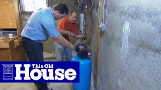 How to Install a Water Pressure Booster  This Old House [upl. by Ahiel]