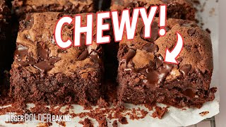 The Perfect Chewy Brownie Recipe [upl. by Idnym]