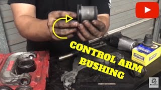 How to replace control arm bushings [upl. by Nikolaos682]