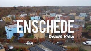 Enschede The Netherlands Drone View [upl. by Rudie]